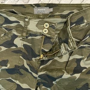 Crop Aviator Skinny Stretch Twill Mid-Rise Pant
